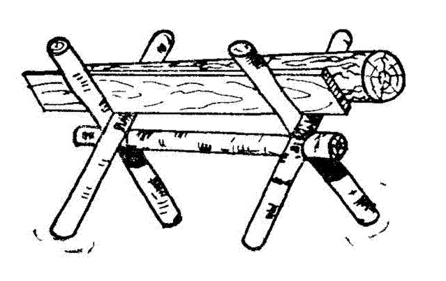 Как сделать козла для пилки дров своими руками из дерева размеры чертежи