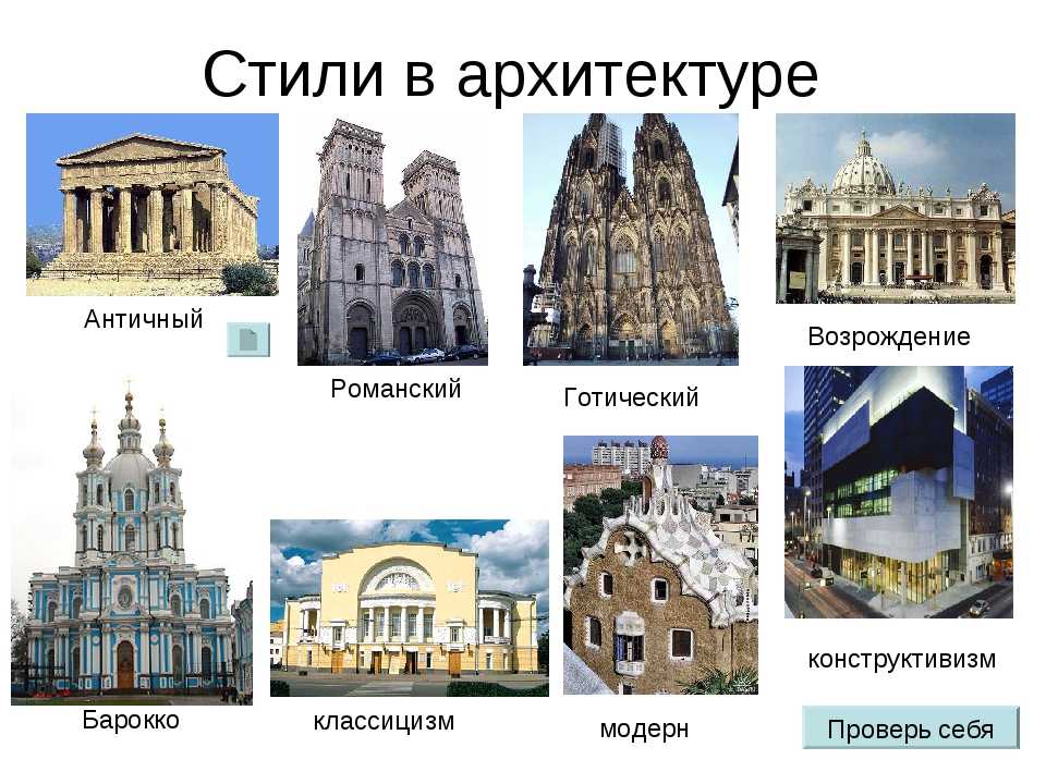 Архитектура разных эпох презентация