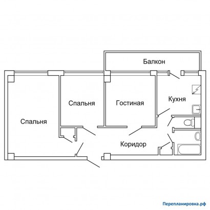 План Схема 3 Х Комнатной Квартиры фото 12