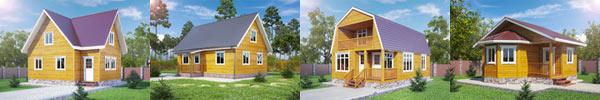 Удачные дачные деревянные дома