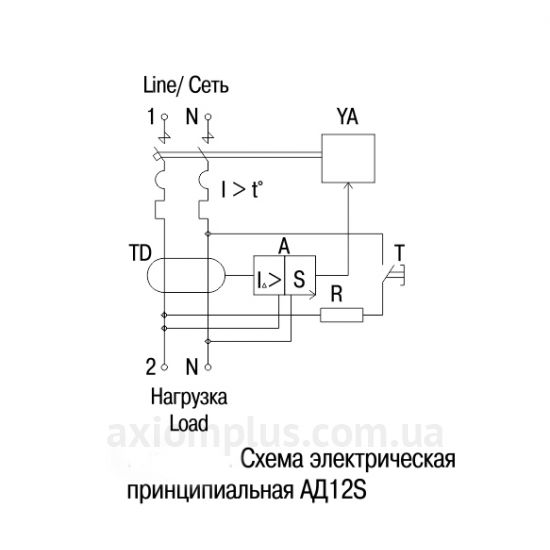 Схема подключения iek