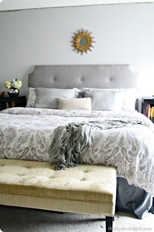 DIY Tufted Headboard