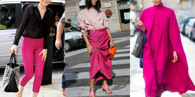 Модные цвета 2019 года: розовый павлин