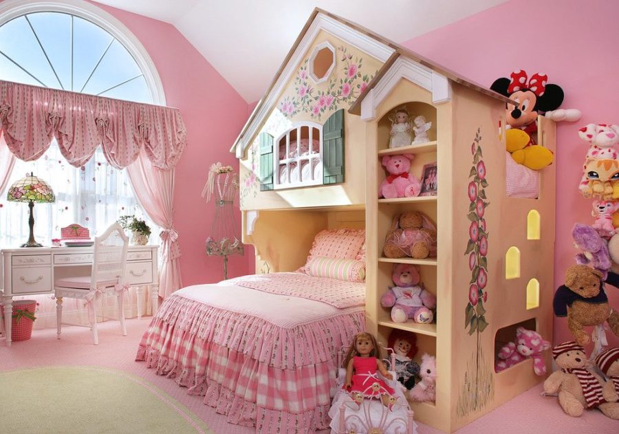 Playhouse girl bedroom decor