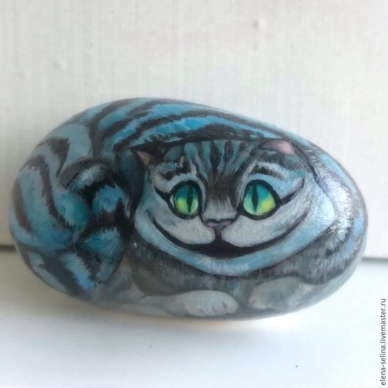 Рисуем кота на камне., фото № 4