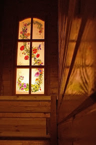 Создаем витражную роспись двери в дачном доме, фото № 1