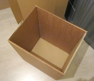 Ящик для белья из картона и бумажных салфеток, фото № 8