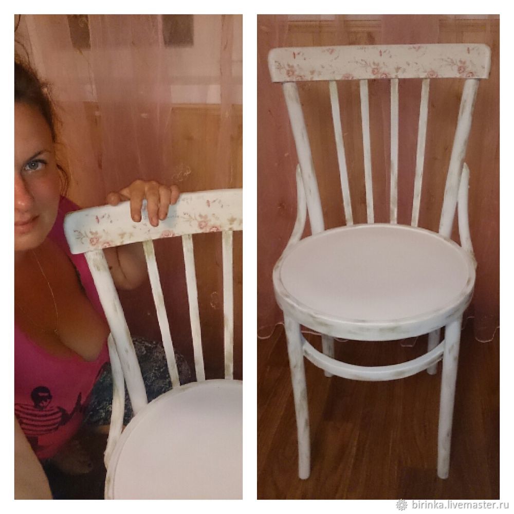 Реставрируем старые стулья в стиле Прованс, фото № 10