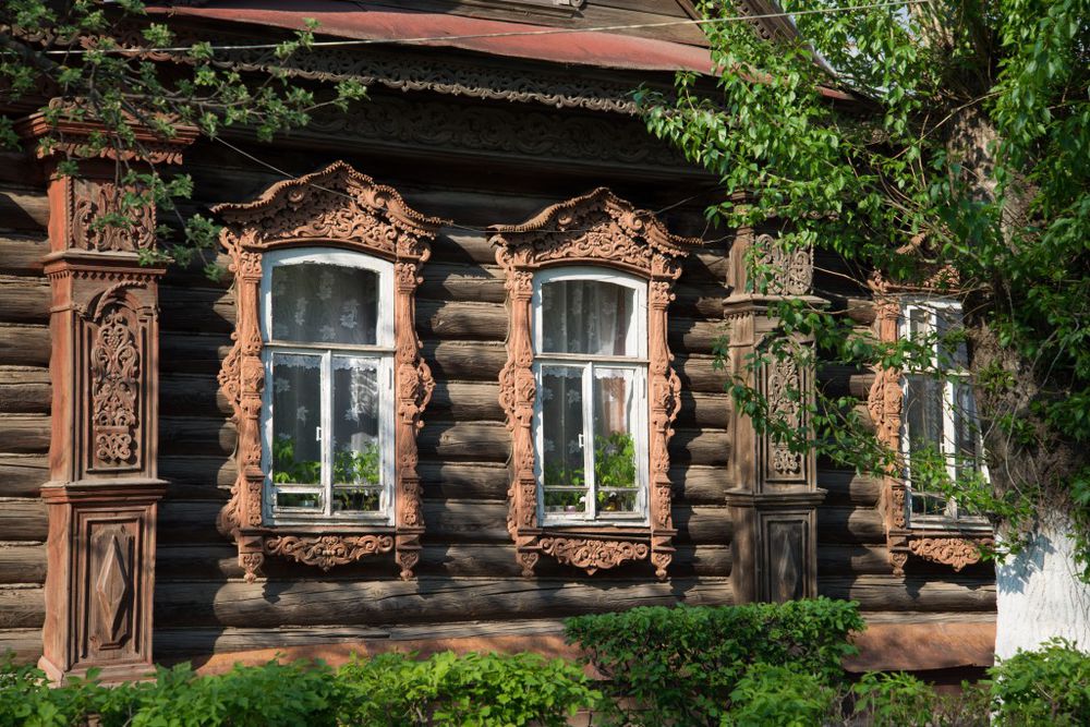 Резное великолепие: русские «пряничные» домики из дерева, фото № 7