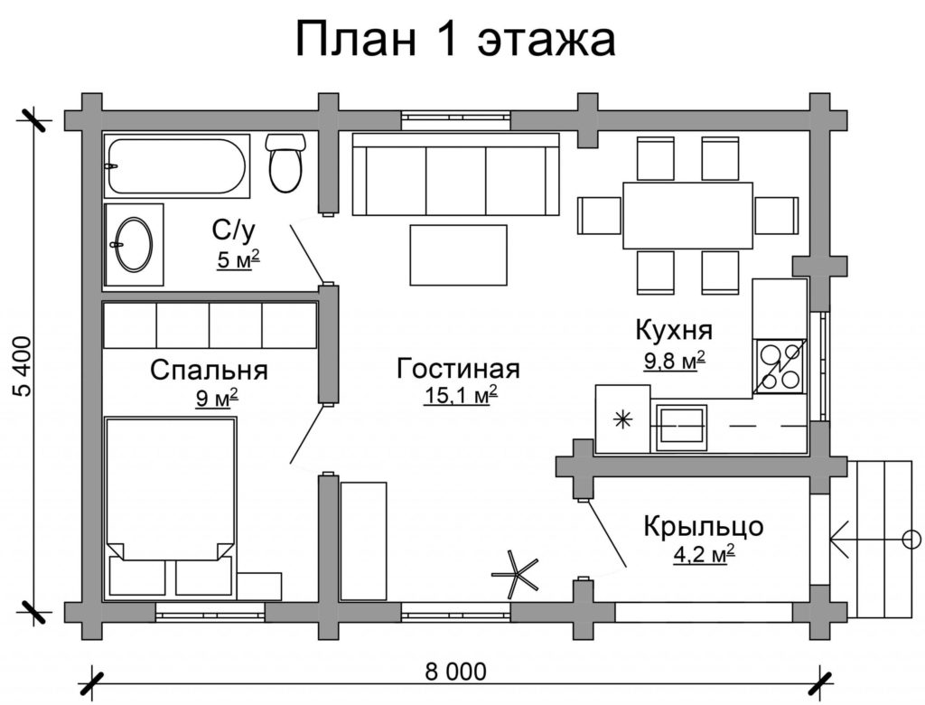 Планировка туалета в загородном доме