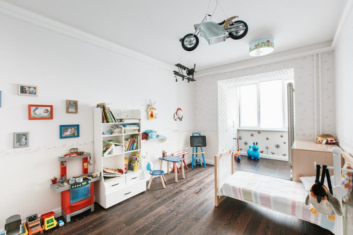 детская комната мальчика в скандинавском стиле