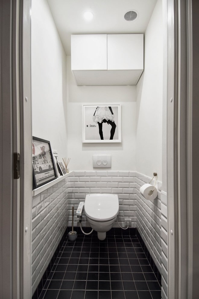 дизайн туалета в скандинавском стиле
