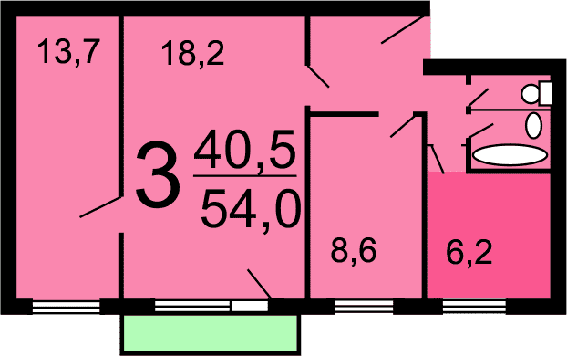 планировка дома серии 335