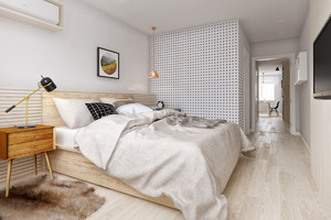 Спальня: выбор обоев в скандинавском стиле