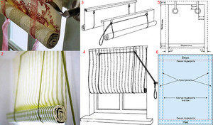 Рулонные шторы на пластиковые окна своими руками