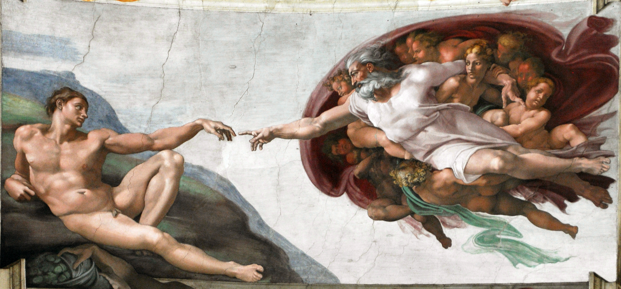ФОТО 1 Сотворение Адама Микеланджело (1511).png