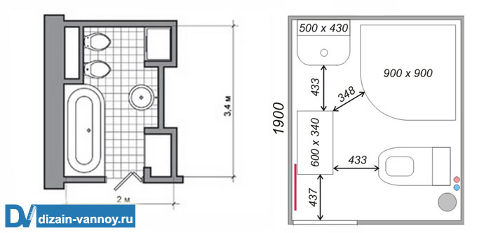 Размеры ванной комнаты в хрущевке