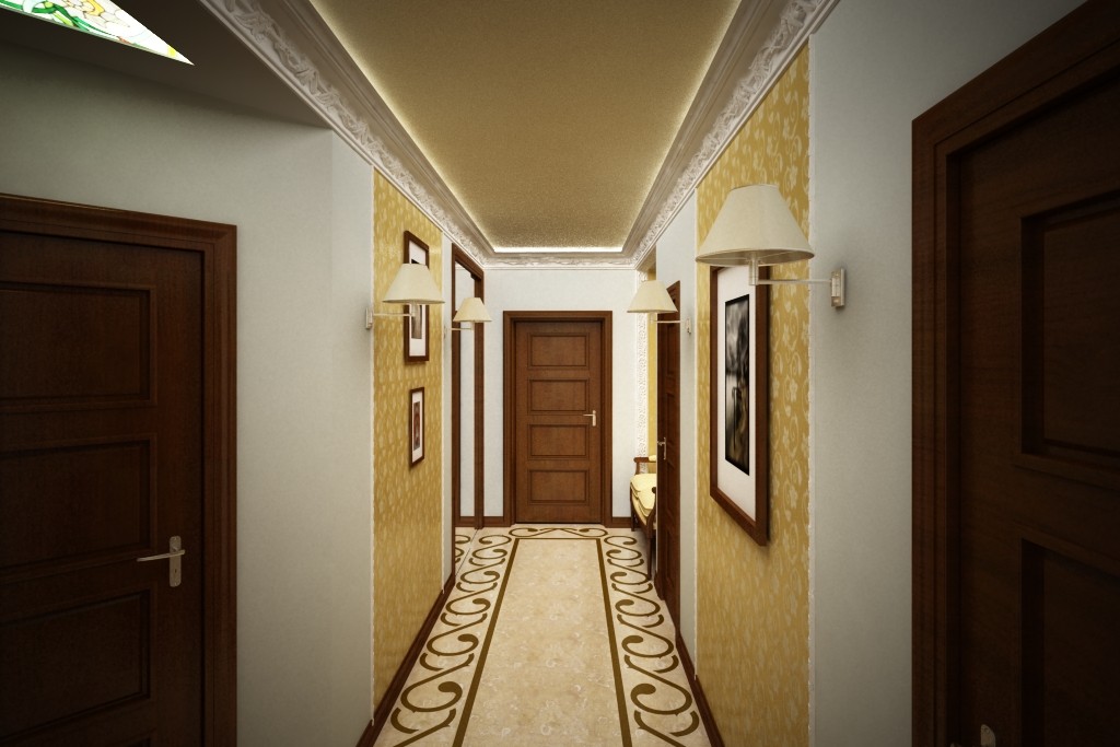 фото дизайна узкого коридора