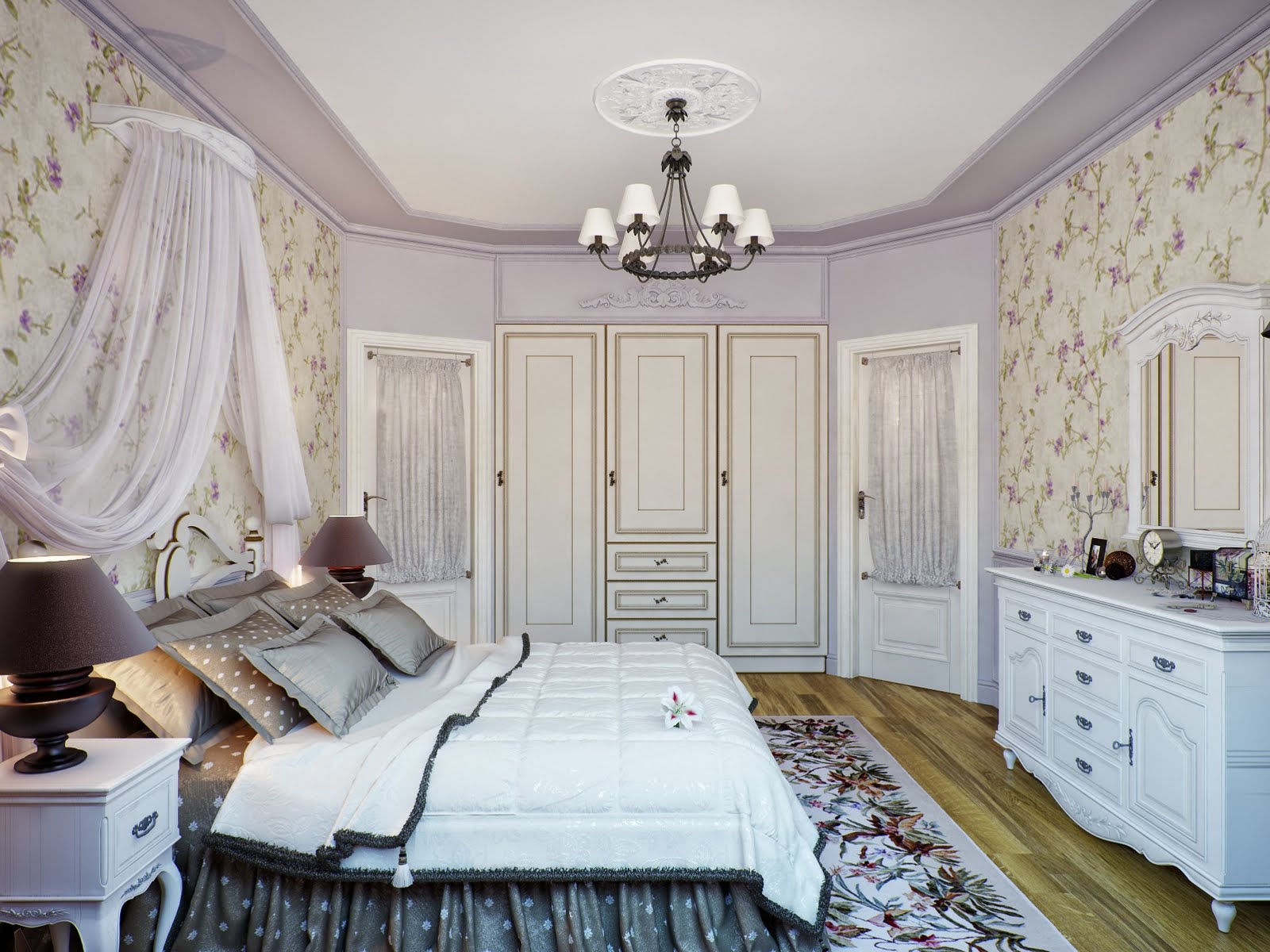 спальня в стиле прованс виды дизайна