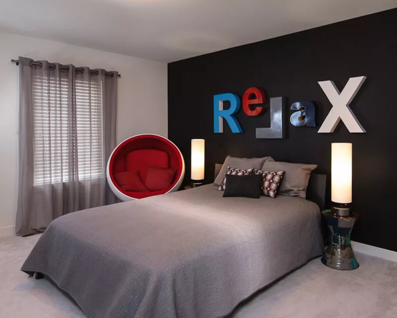 мужская спальня фото дизайна