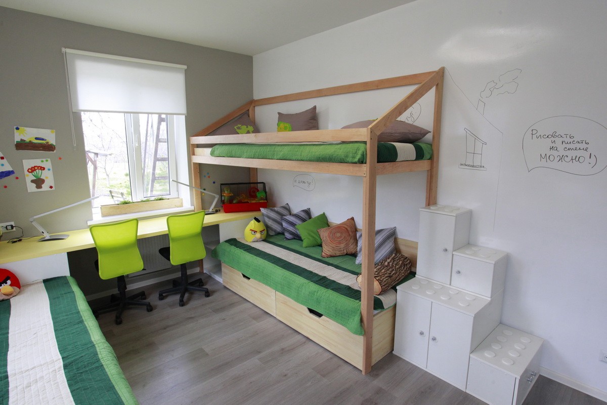 спальня 8 кв м для детей