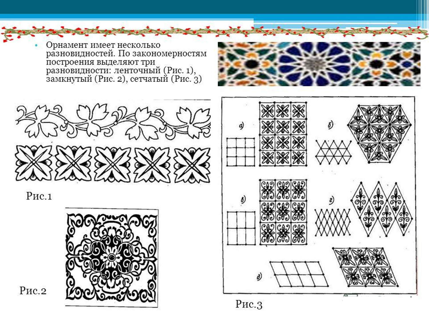 Разновидности орнамента. Орнамент ленточный сетчатый замкнутый. Орнамент, виды орнаментов (ленточный, сетчатый, замкнутый).. Виды орнамента ленточный замкнутый сетчатый. Линейный сетчатый и замкнутый орнамент.