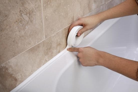 бордюрная лента для шва между ванной и стеной