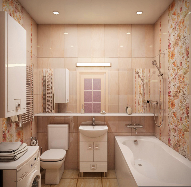 Дизайн ванной комнаты с туалетом плитка фото