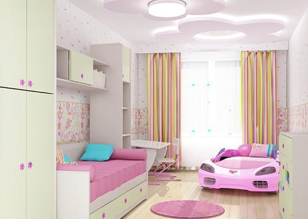 Для обустройства комнаты для девочки идеально подойдут вещи из натуральных материалов
