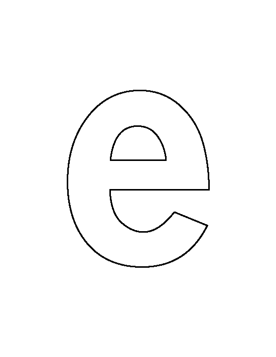 Буква е шаблон для вырезания. Трафарет буквы e. Буква е маленькая. Буква е маленькая печатная. Буква е трафарет.