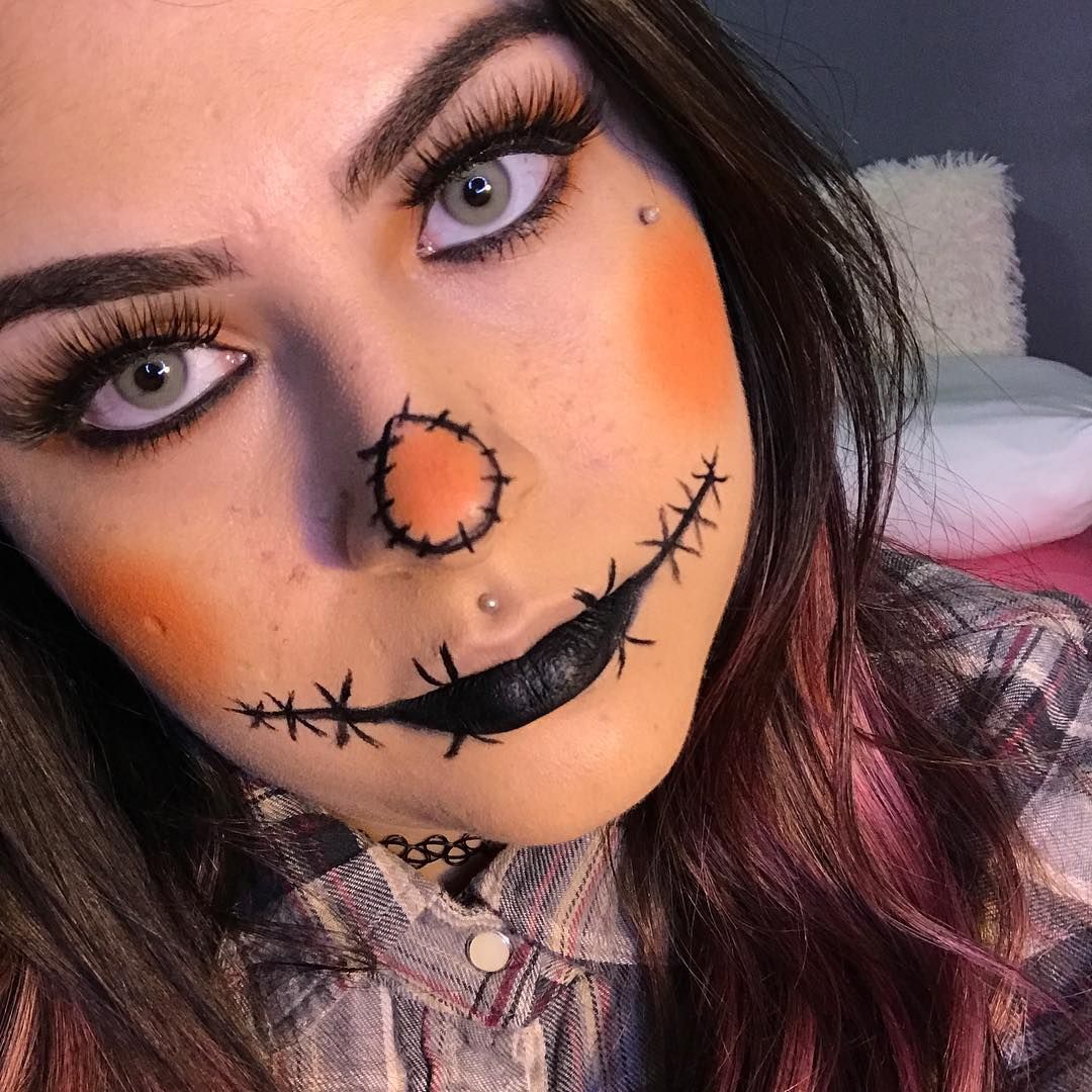 Легкие макияжи на Хэллоуин