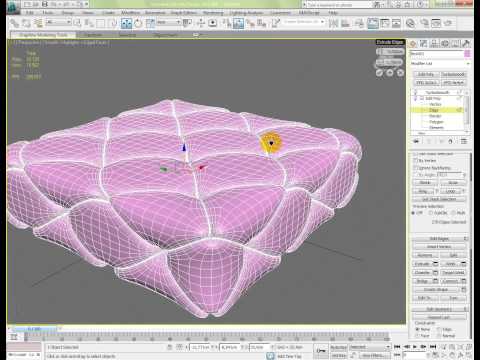 Моделирование стеганой модели в 3DS MAX