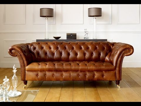 Chesterfield sofa 3Ds MAX modeling PROMO