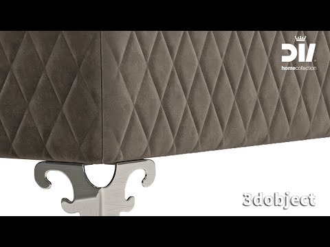 Как создать стеганую 3d модель. 3d modeling. bench DV home Quilt.