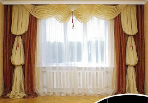 Сколько ткани нужно на шторы для окна из органзы. Расчет ткани для пошива штор на шторной ленте.