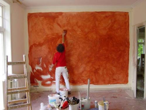 Какими красками рисуют на стенах. Варианты красок для росписи стен 01