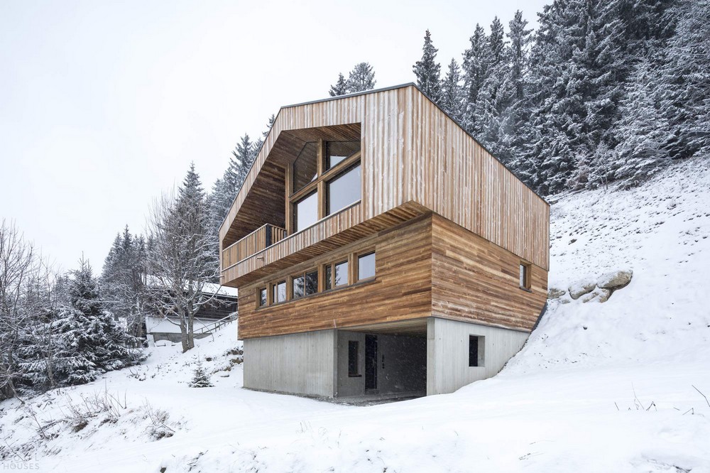Горный домик в Альпах восточной Франции