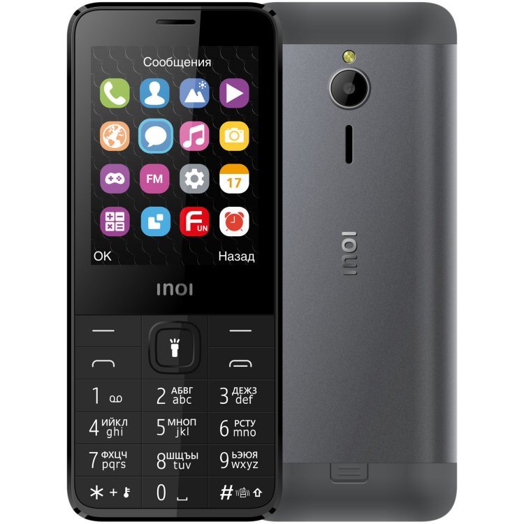 INOI 287 (телефон с ударопрочным корпусом и емким аккумулятором)