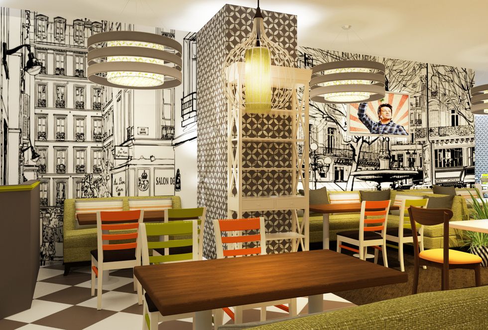 фото дизайн проекта кафе Ton Cafe
