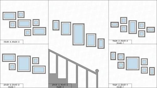 Как правильно развесить картины на стене в квартире. Как правильно развесить картины на стене