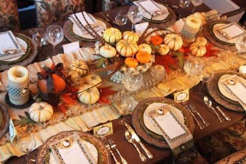 Оформление стола дары осени. Осенняя сервировка стола дарами природы (76 фото)