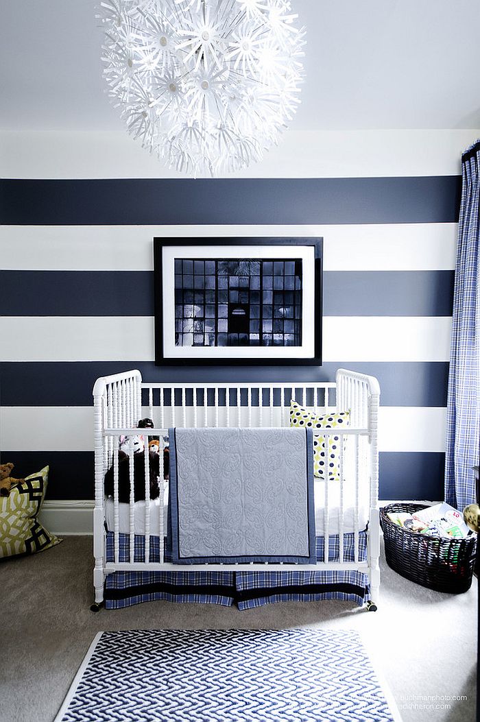 Красивый проект детской комнаты для младенца от Meredith Heron