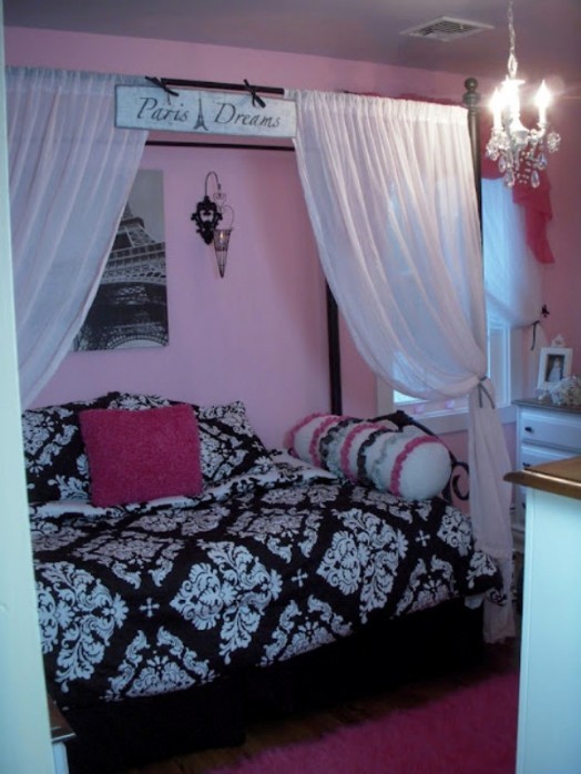 Комната для девочки в парижском стиле. Фото 19