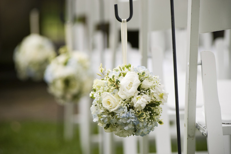 Свадебные цветочные гирлянды
