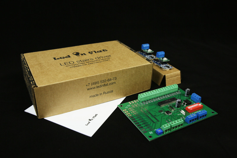 ledinflat комплект контроллера автоматической подсветки