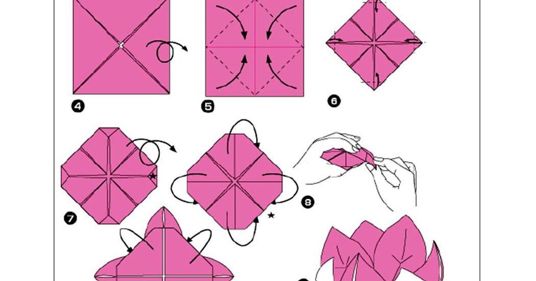 Оригами Цветов Из Бумаги Своими Руками