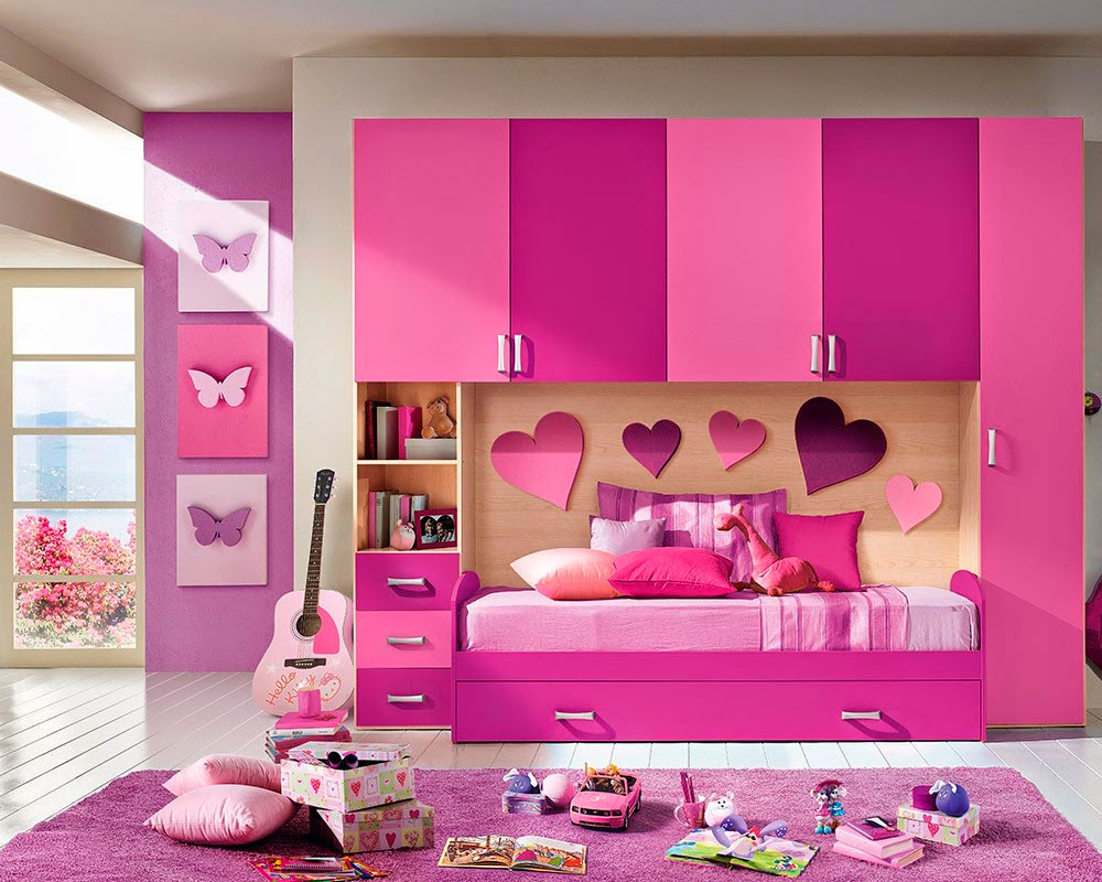 детская мебель для девочки розовая