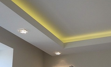 Монтаж светодиодной ленты своими руками на потолок 