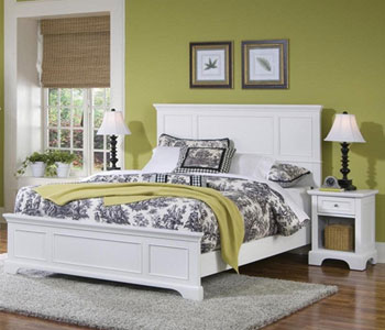 Как выглядит мебель белого цвета для спальни