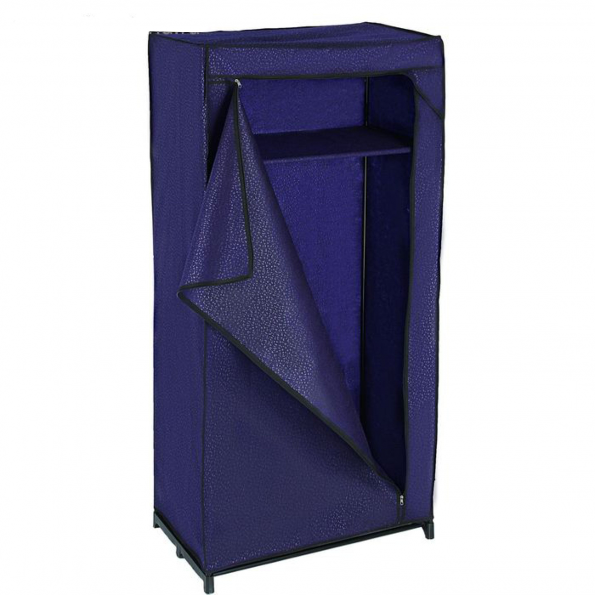 Темно-синий шкаф для одежды